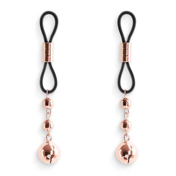 Bound Looped Nipple Clamps With Bells