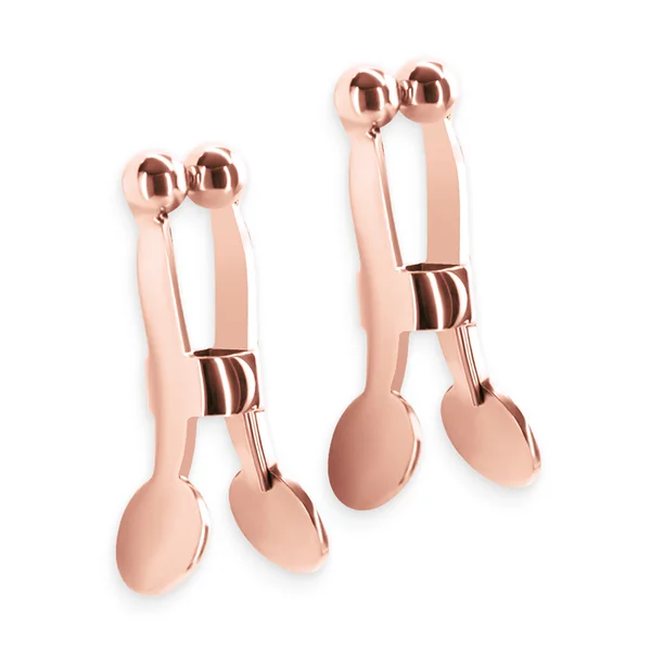 Bound Metal Bead Nipple Clamps