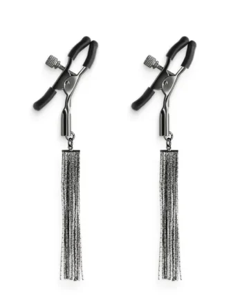 Bound Nipple Clamps With Chain Tassels