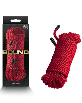Bound Rope – Red Bondage Rope – 7.6 metre length – Fetish – NSN-1300-06