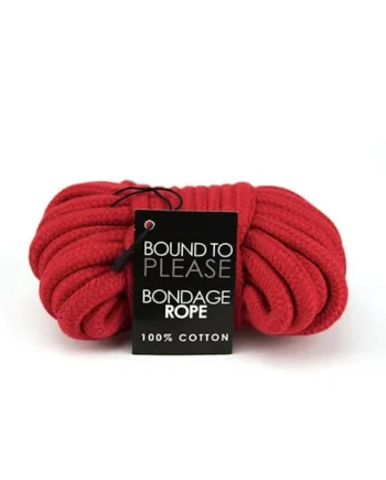Bound to Please Bondage Rope Red
