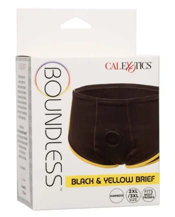 Boundless Black and Yellow Brief - 2x/3x - Black/ Yellow