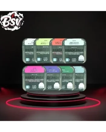 Boutiq Snack Pack Live Diamonds THCA PreRolls 5ct Bubblegum Runt