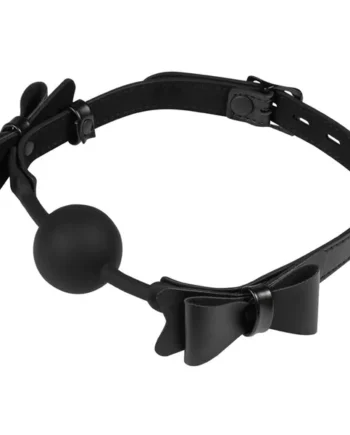 Bow Tie Ball Gag - Black