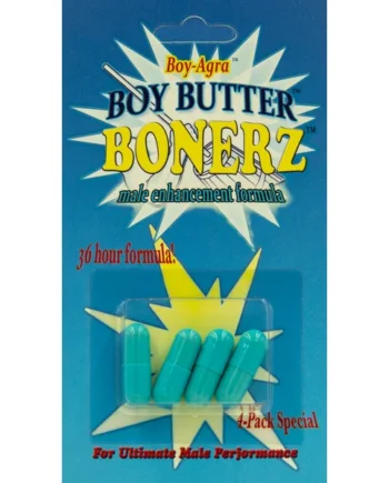 Boy-Agra Boy Butter Bonerz - Male Enhancement 4 Pack