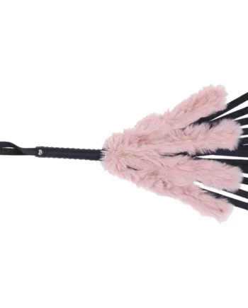 Brat Faux Fur Flogger - Pink/black