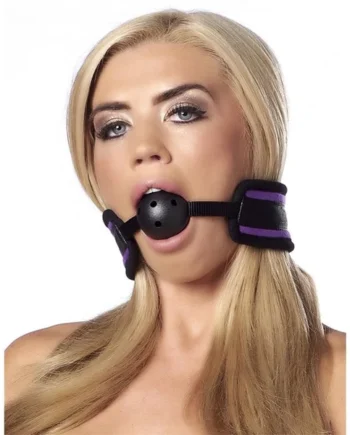 Breathable Gag Ball Purple
