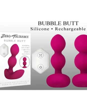 Bubble Butt Remote Vibrating Anal Plug by Zero Tolerance