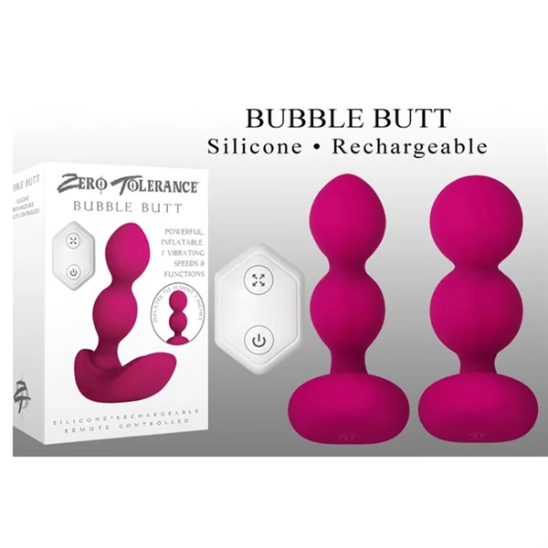 Bubble Butt Remote Vibrating Anal Plug by Zero Tolerance