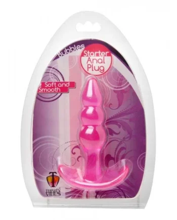 Bubbles Bumpy Starter Anal Plug - Pink