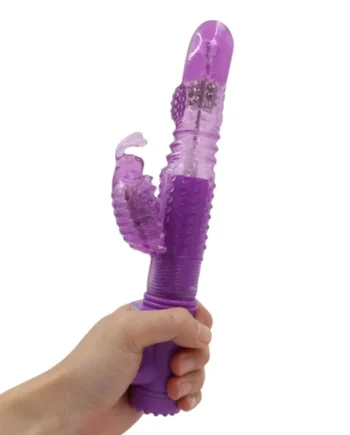 Butterfly Thrusting Rotating Waterproof Vibrator For Massaging