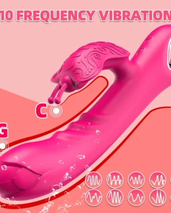 Butterfly Vibrator Dual Motors 10 Frequency Vibration