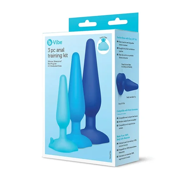 b-Vibe Anal Training Kit – 3 pc Set