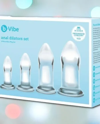 B-Vibe Glass Anal Dilators Set of 4