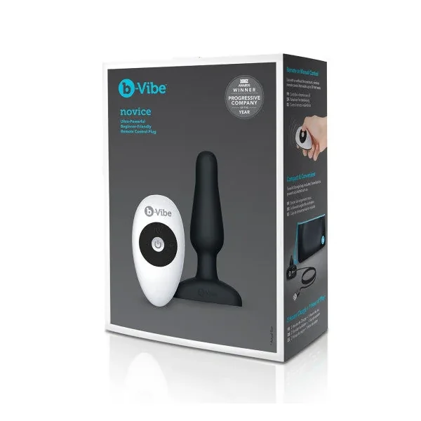 b-Vibe Novice Anal Plug – Black