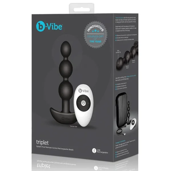 B-vibe Remote Triplet Anal Beads