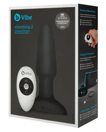 b-Vibe Rimming Plug 2 - Black