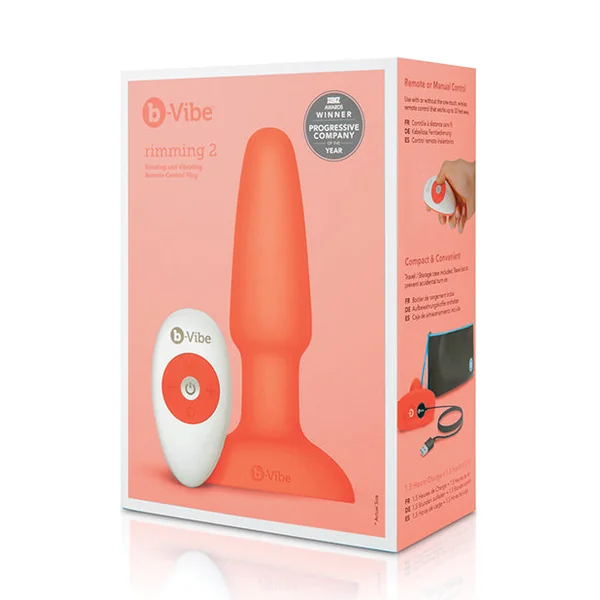 B-Vibe Rimming Plug 2 - Orange