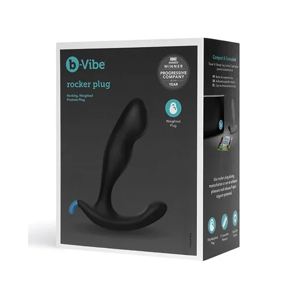 B-Vibe Rocker Plug – Black