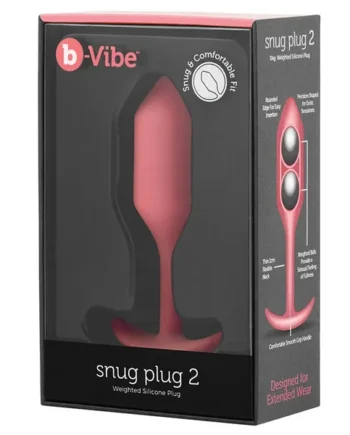 B-VIBE Snug Plug 2-Coral