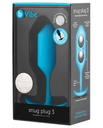 B-Vibe Snug Plug 3-Teal