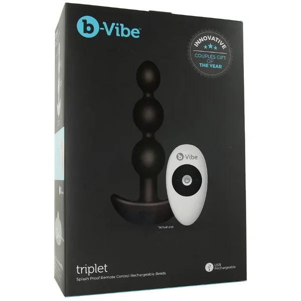 B-Vibe “Triplet” Remote Control Vibrating Plug