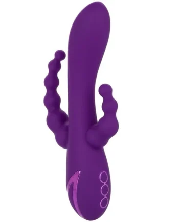 Calex long beach bootylicious purple massager vibration g-spot sex toy