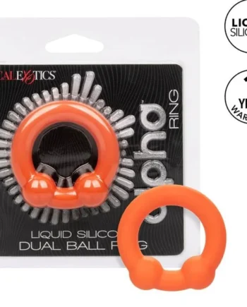 CALEXOTICS - ALPHA DUAL BALL RING ORANGE