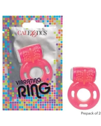 Calexotics Foil Pack Vibrating Ring Pink