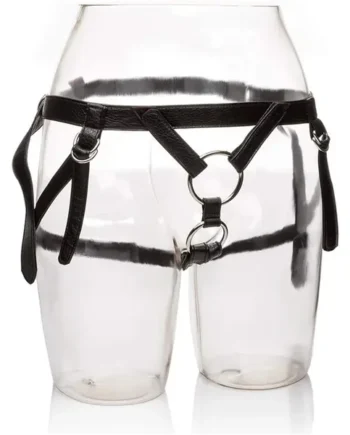 Calexotics Her RoyalStrap On Harness The Countess Vegan Leather Black