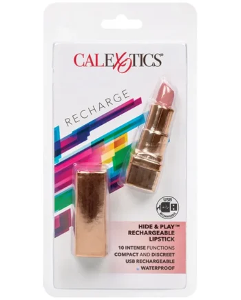 CalExotics Hide & Play Rechargeable Lipstick - Nude