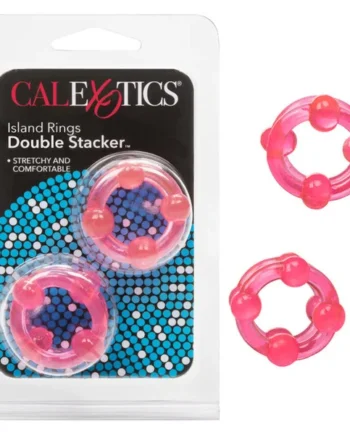 CalExotics Island Rings Double Stacker - Pink