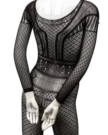 CALEXOTICS - LACE BODY SUIT ONE SIZE