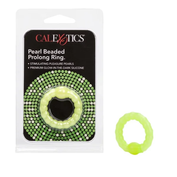 CalExotics Pearl Beaded Prolong Ring - Glow-In-The-Dark