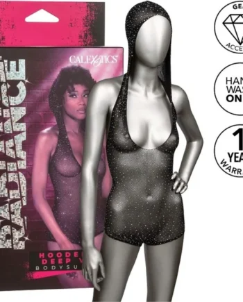 CALEXOTICS - RADIANCE HOODED DEEP V BODYSUIT