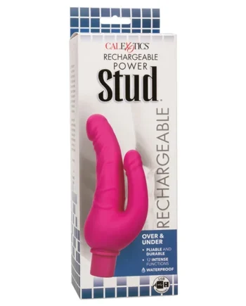 CalExotics Rechargeable Power Stud Over & Under - Pink