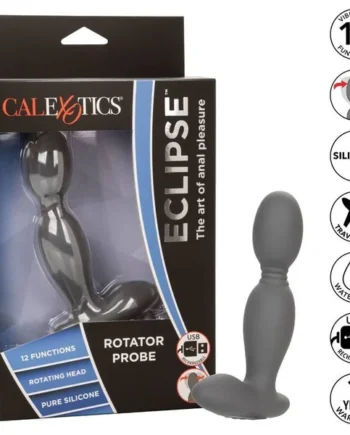 Calexotics rotator probe eclipse anal pleasure sex toy vibration silicone stimulation