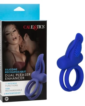 CalExotics Silicone Rechargeable Dual Pleaser Enhancer