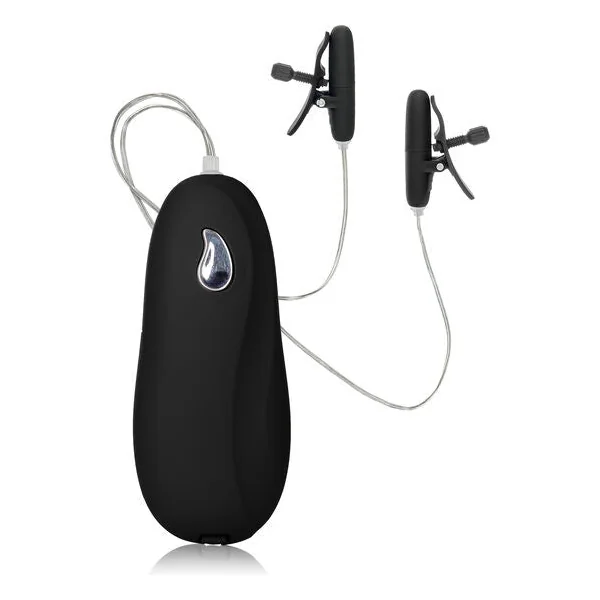 CALEXOTICS - VIBR HEATED NIPPLE TEASERS BLACK