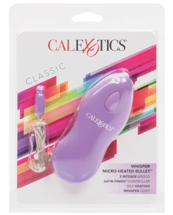 CalExotics Whisper Micro-Heated Bullet - Purple