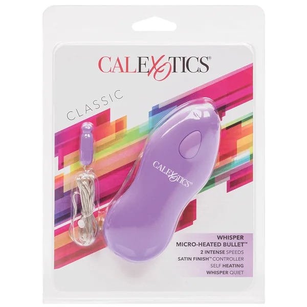 CalExotics Whisper Micro-Heated Bullet - Purple