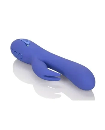 California Dreaming Beverly Hills Bunny Silicone Rabbit Vibrator – Blue