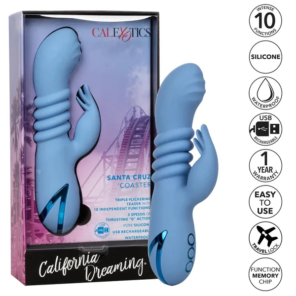 California Dreaming™ Santa Cruz Coaster Vibrator by Cal Exotics