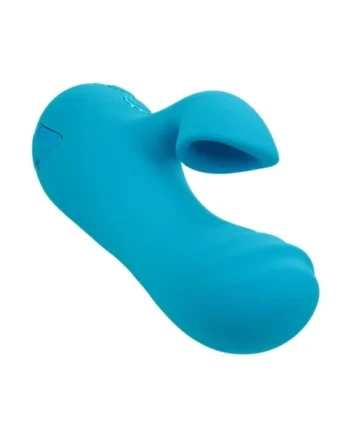California Dreaming Sunset Beach Seducer Rechargeable Silicone Dual Vibrator – Blue