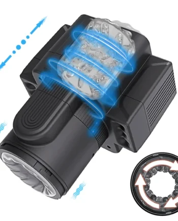 Camera - Automatic Telescopic Masturbators for Men Thrusting Masturbation Piston Open-ended Adult Equipment