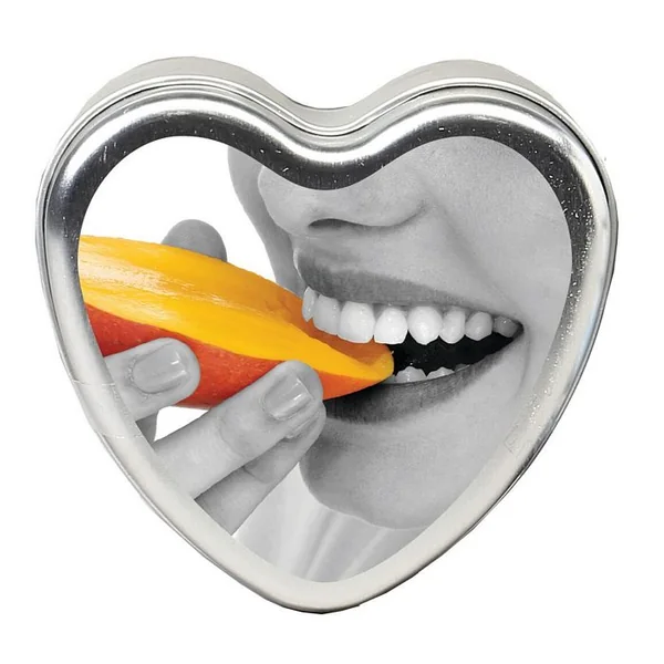 CANDLE 3-IN-1 HEART EDIBLE MANGO MARGARITA 4.7 OZ