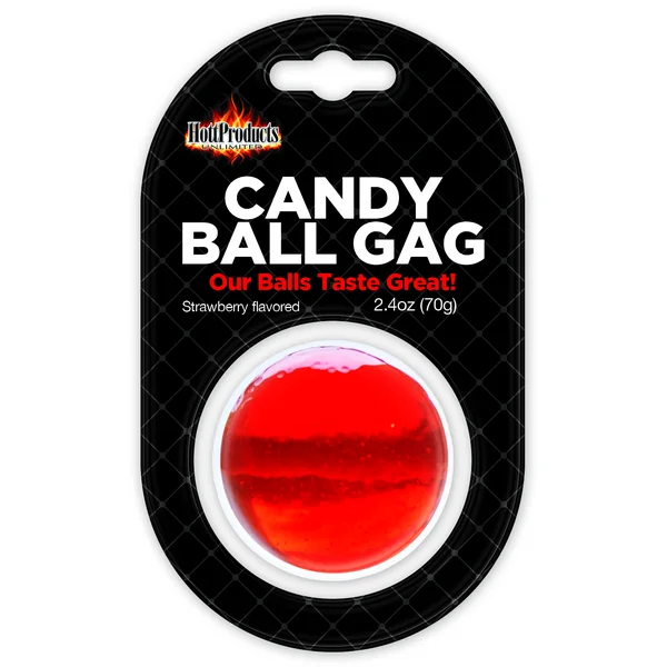 CANDY BALL GAG STRAWBERRY