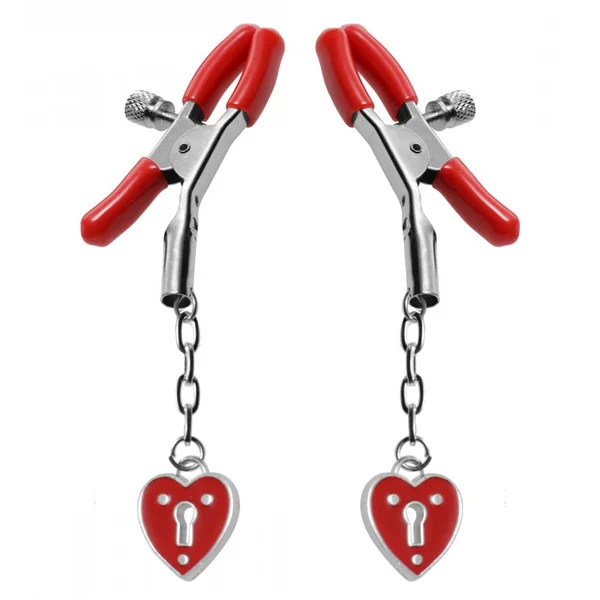 Captive Heart Nipple Clamps