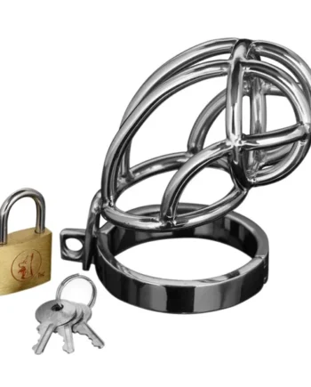 Captus Stainless Steel Locking Chastity Cage