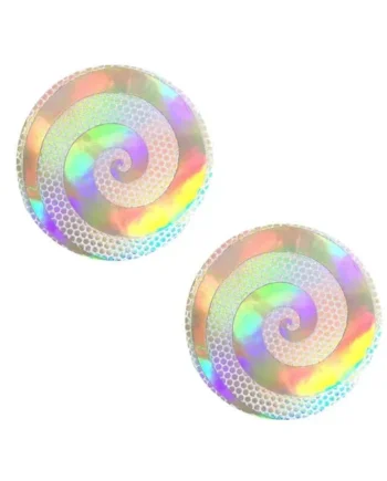 Care Bare Stare Holographic Spiral Whiter Nipztix